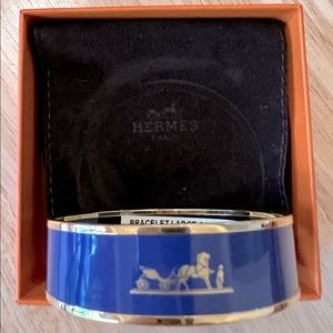 Hermes Large Caleche EM bracelet- Violet
